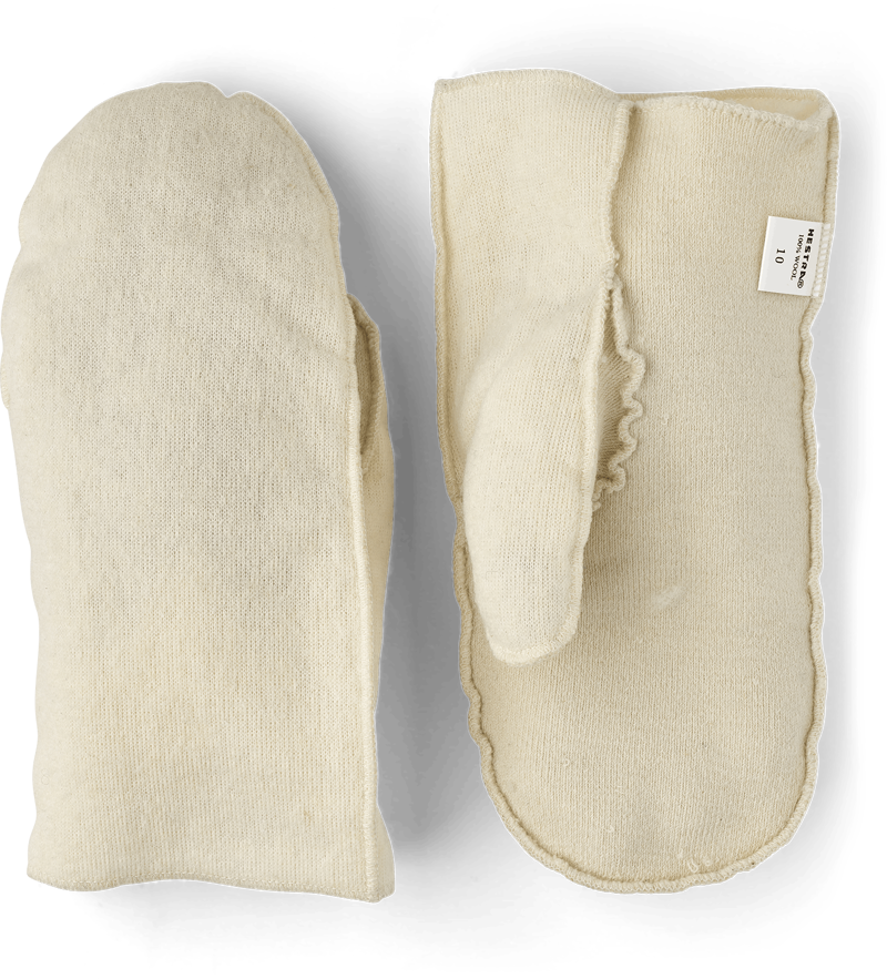 Hestra Kebnekaise Mountain Mittens with Terry Wool Liners in Red-1